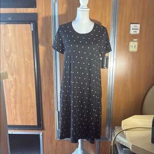 Jessie Polka Dot Black Dress